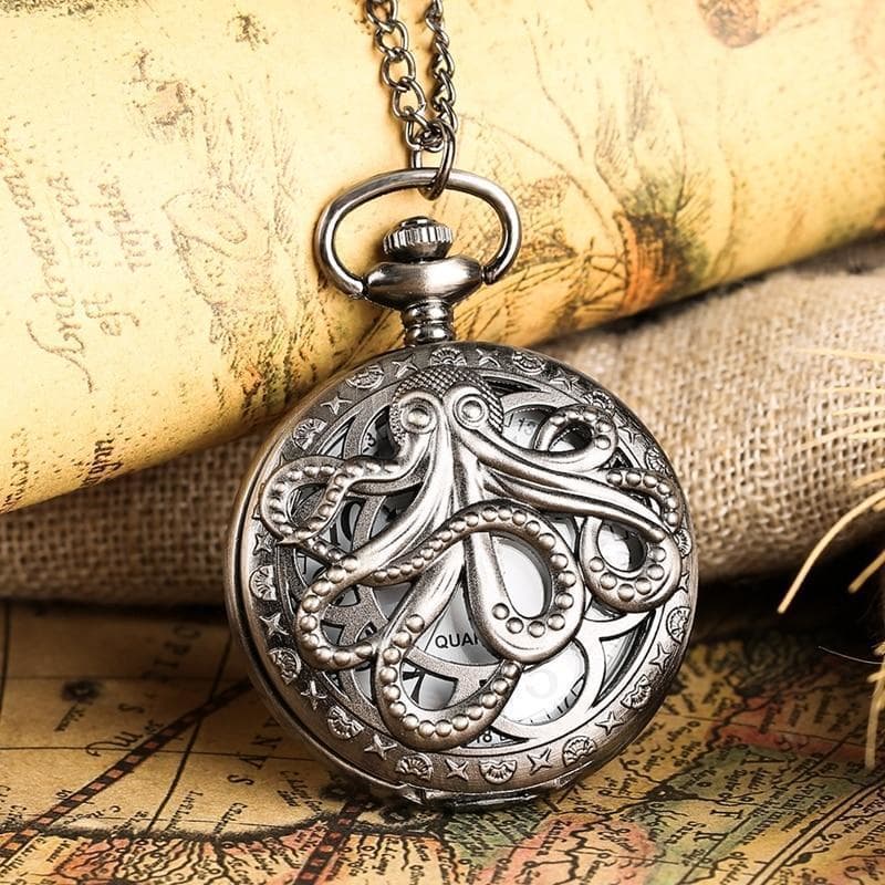 Montre Kraken a Gousset Steampunk - Image 7