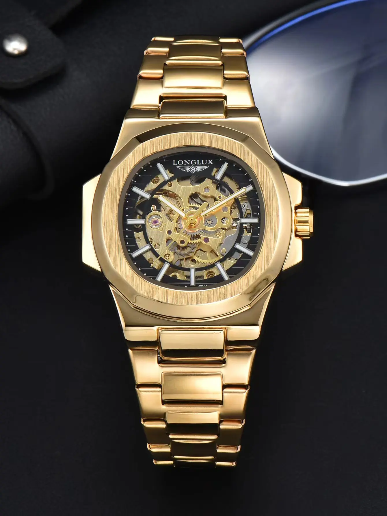 Montre Squelette Homme Mécanique - Image 5