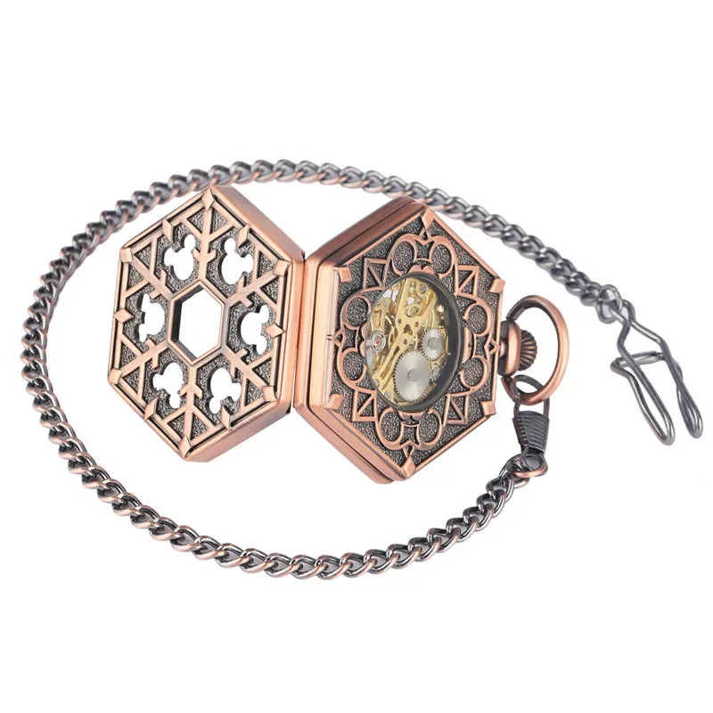 Montre Hexagonale Femme — Gousset Romantique - Image 3