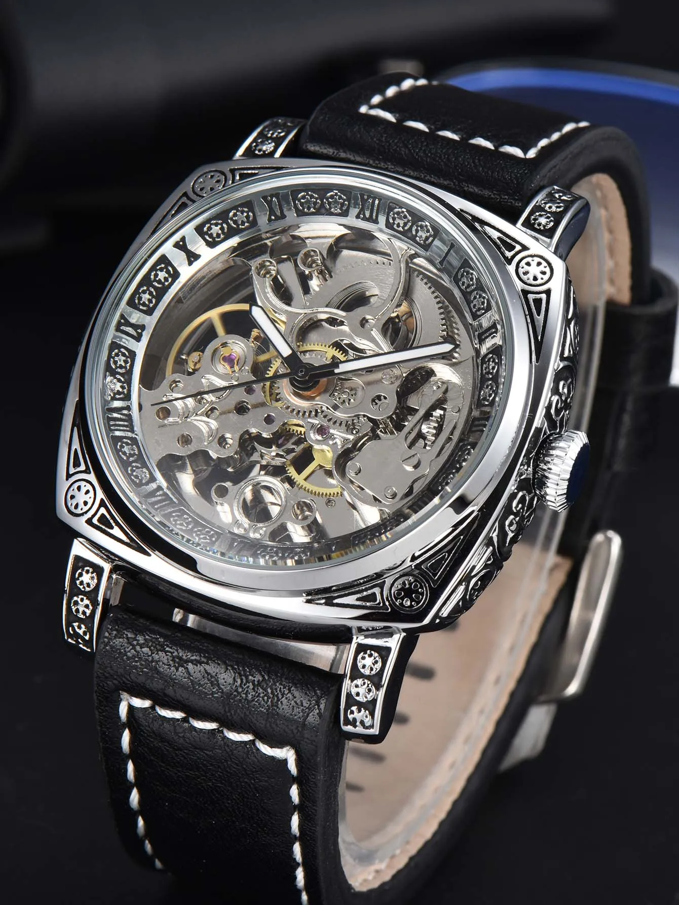 Montre Squelette Homme Automatique - Image 2