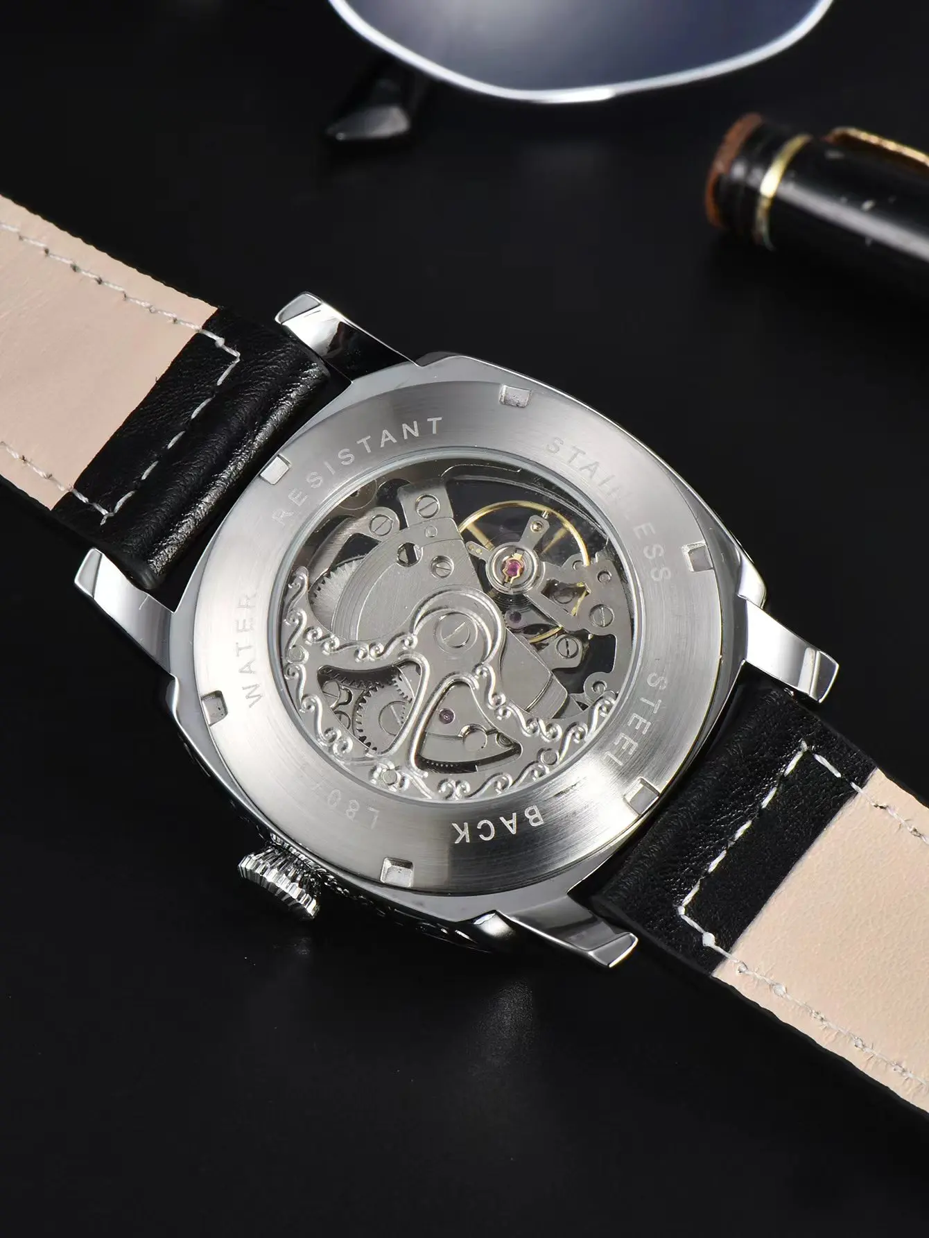 Montre Squelette Homme Automatique - Image 5
