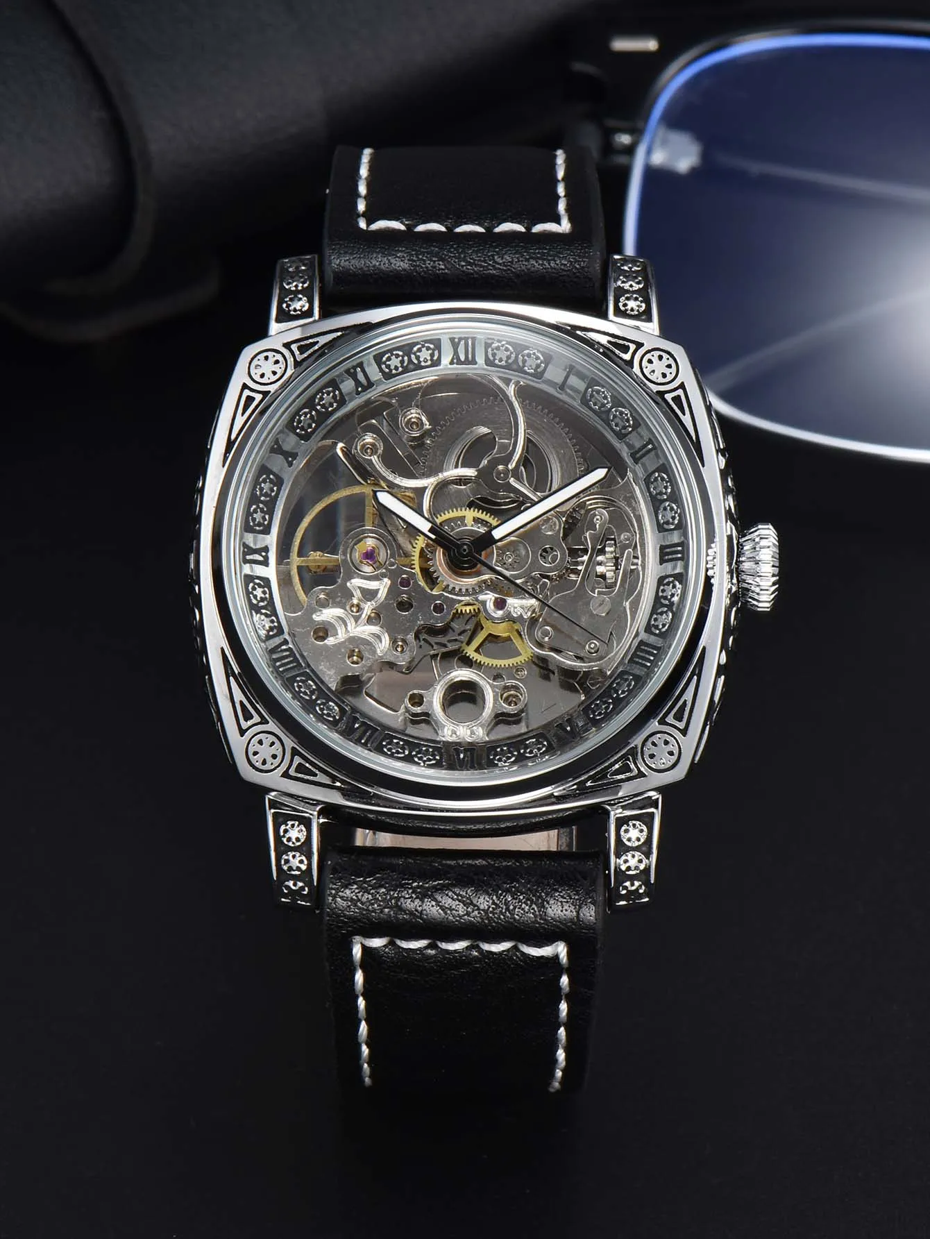 Montre Squelette Homme Automatique - Image 6