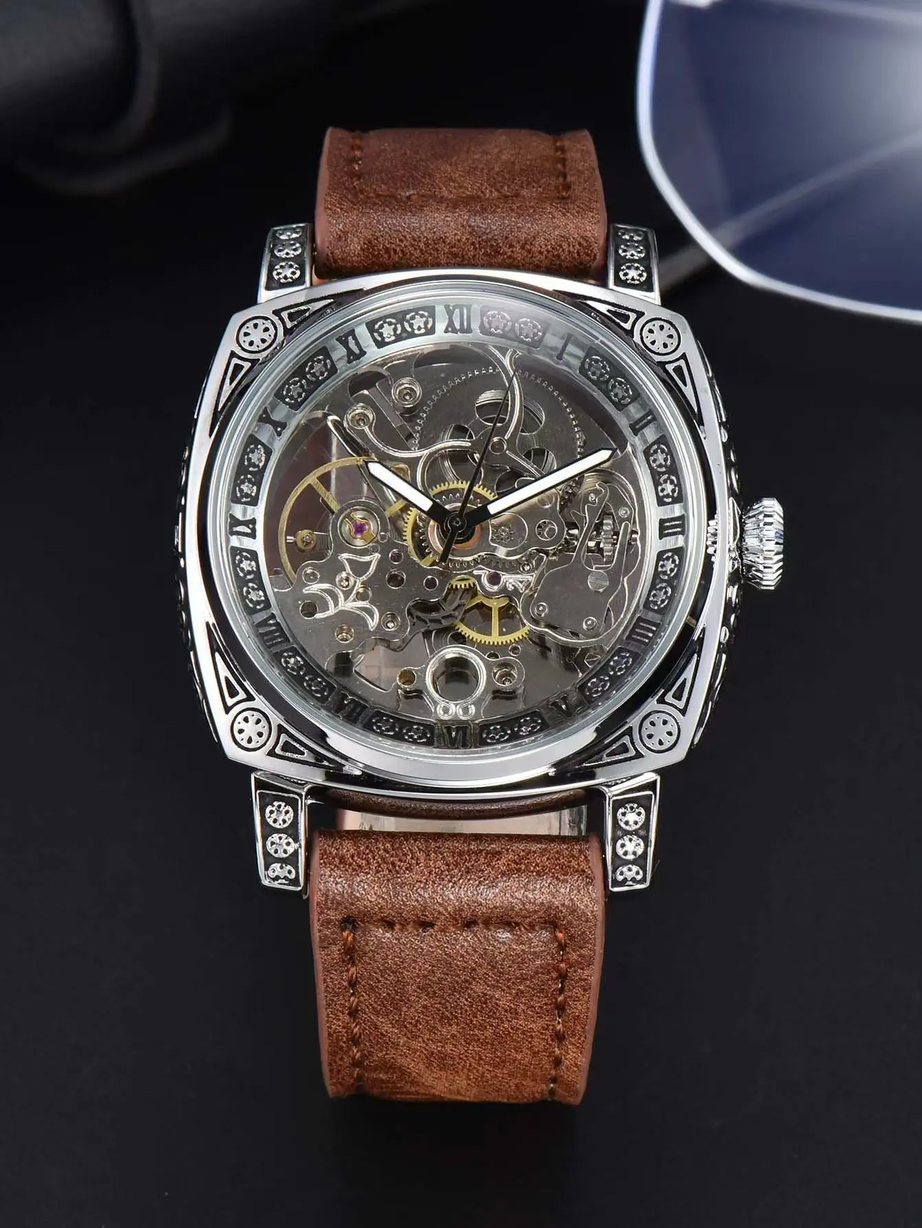 Montre Squelette Homme Automatique - Image 7