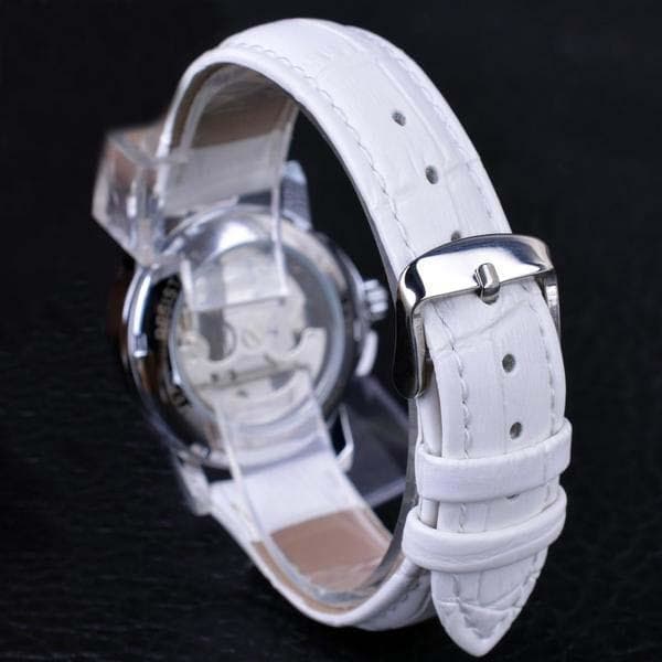 Montre Squelette Femme Blanche - Image 3
