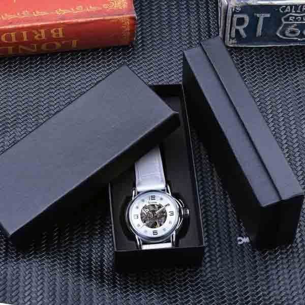 Montre Squelette Femme Blanche - Image 4