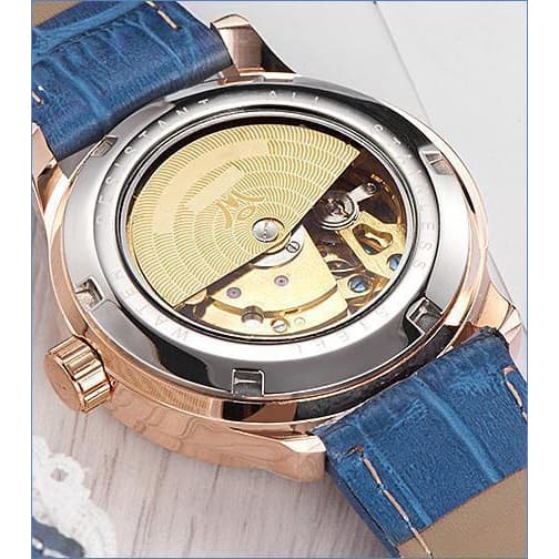 Montre Squelette Femme Bleue - Image 5