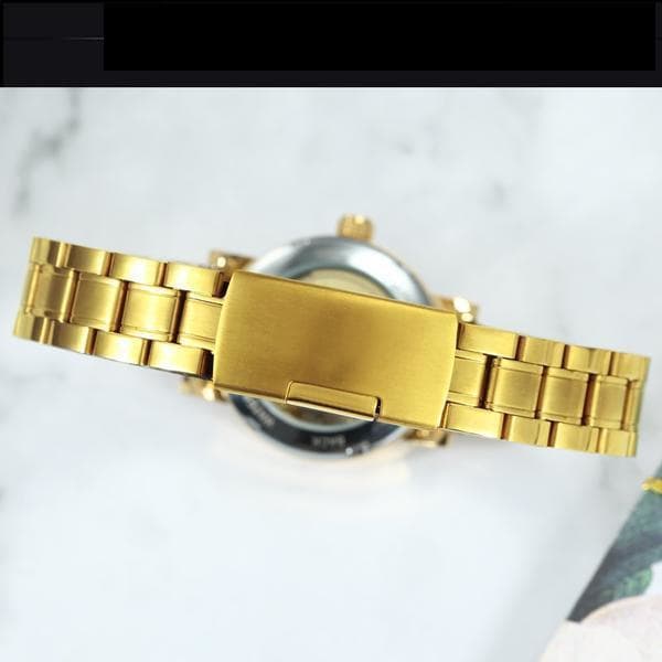 Montre Squelette Femme Plaqué Or - Image 6