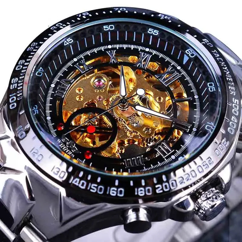 Montre Steampunk Homme — Mécanisme Apparent - Image 12