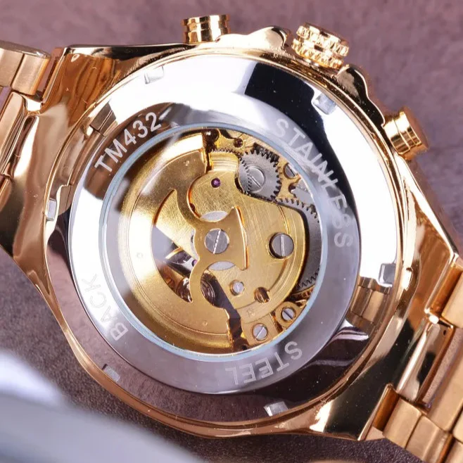 Montre Steampunk Homme — Mécanisme Apparent - Image 4