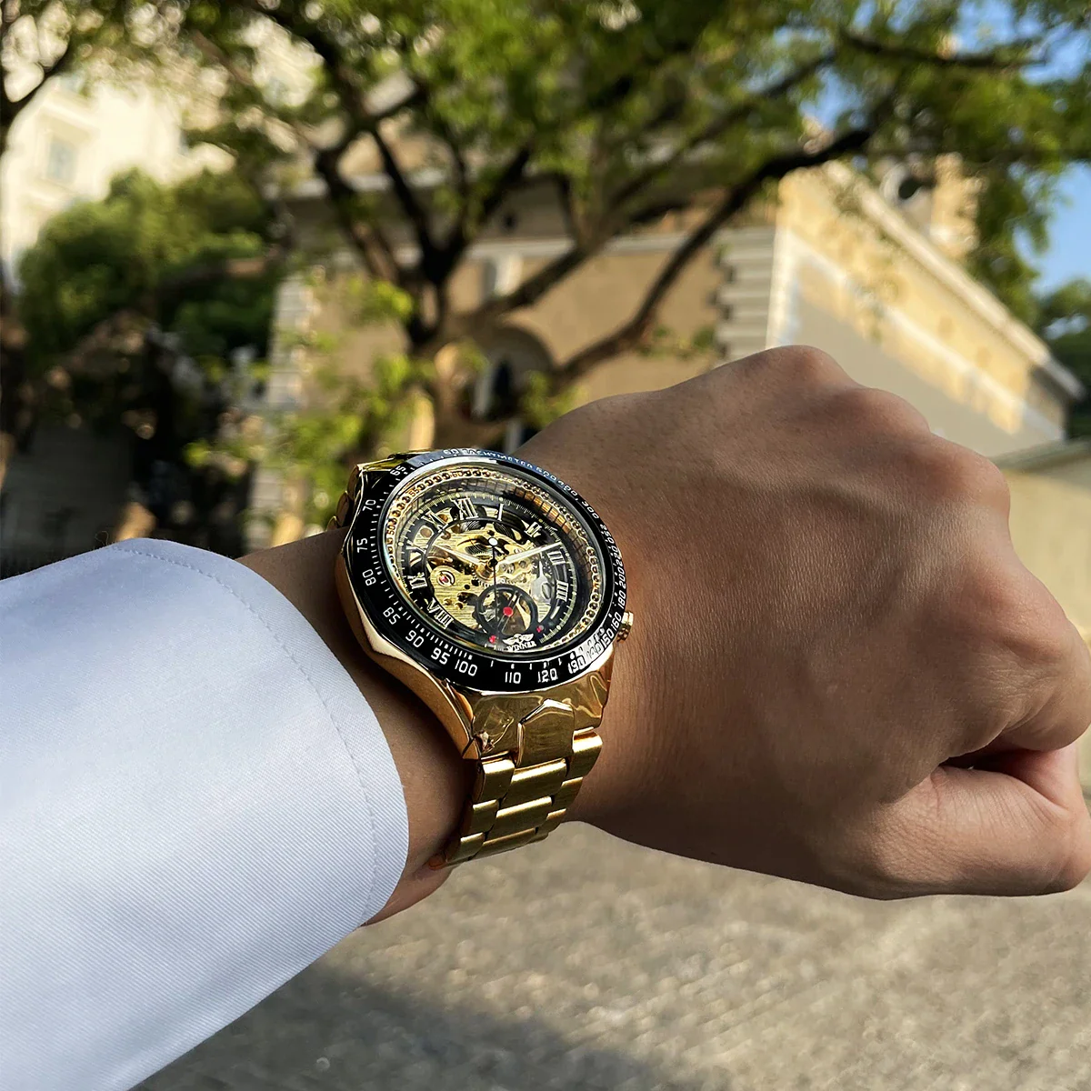 Montre Steampunk Homme — Mécanisme Apparent - Image 5