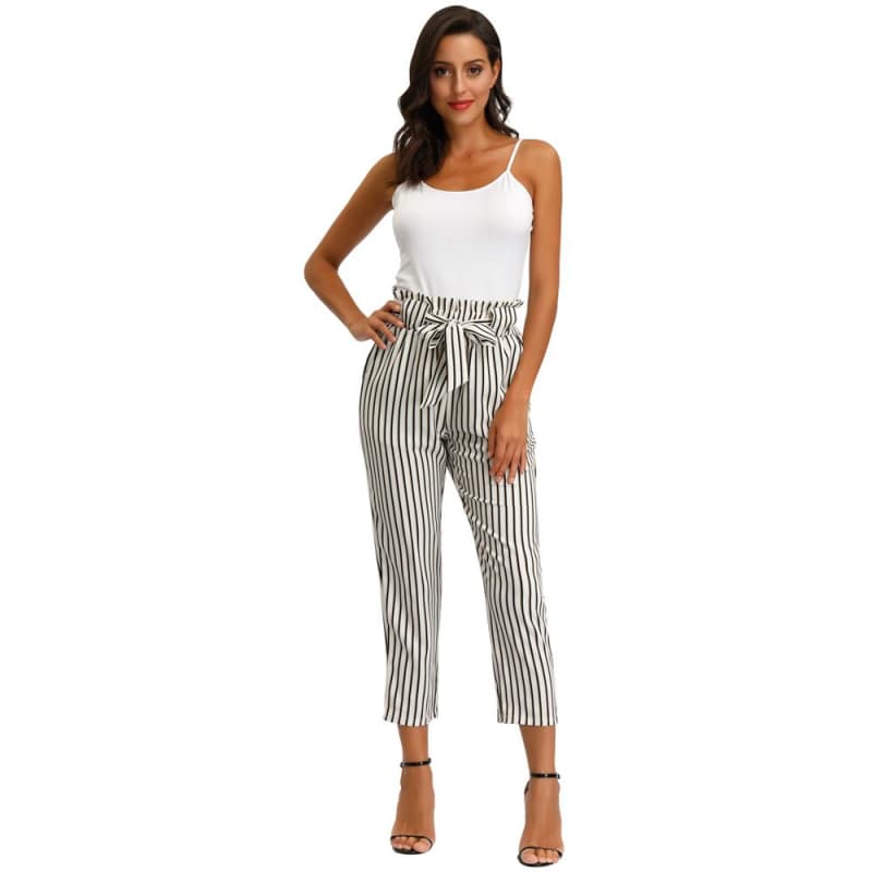 Pantalon Steampunk Chino Rayé - Image 3