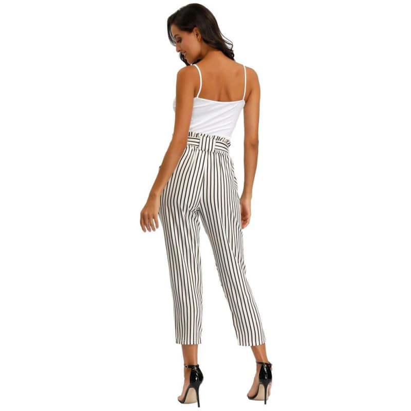 Pantalon Steampunk Chino Rayé - Image 4