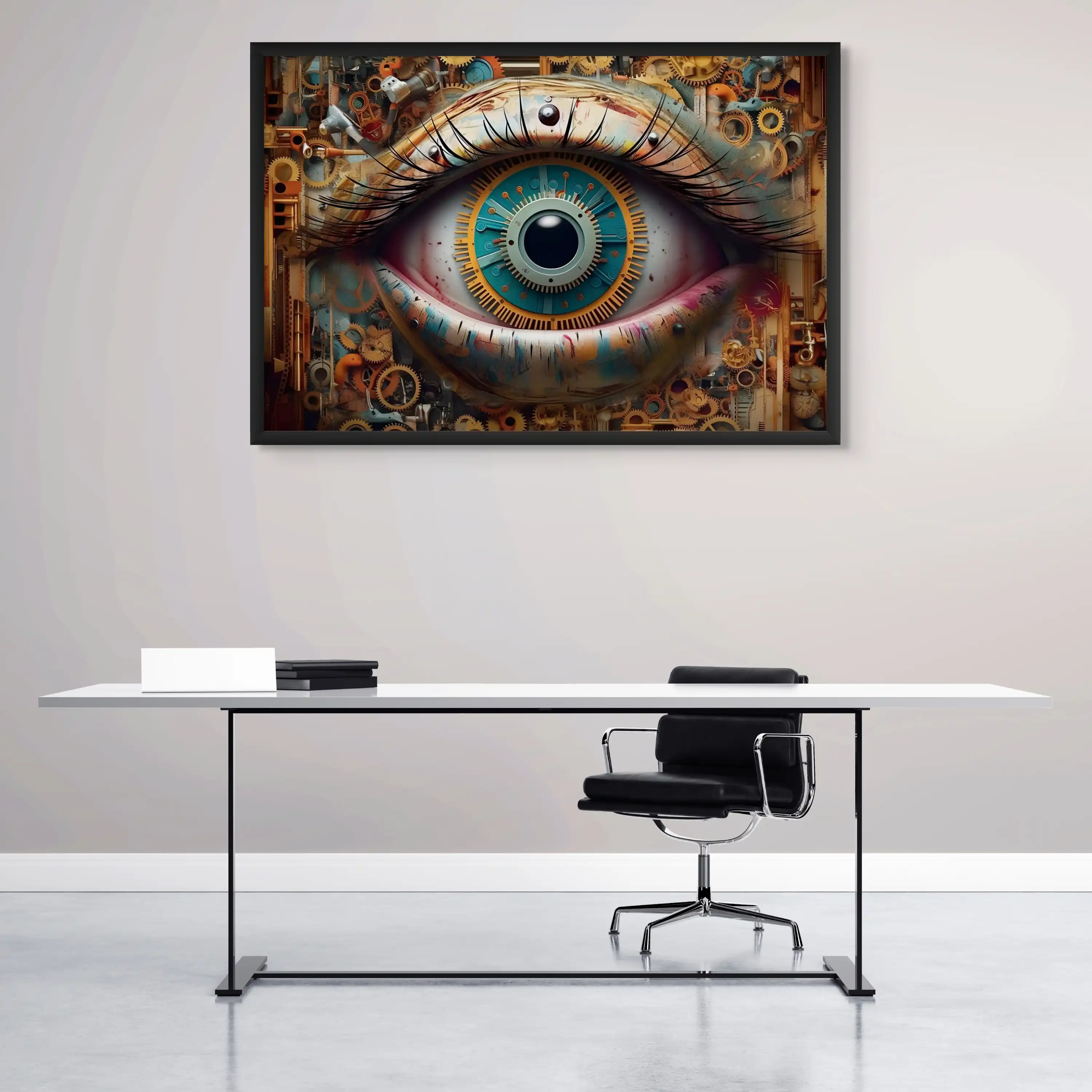Peinture Oeil Steampunk - Image 2