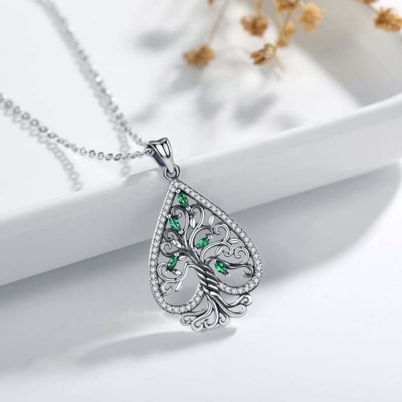 Pendentif Steampunk Arbre d' Argent - Image 4