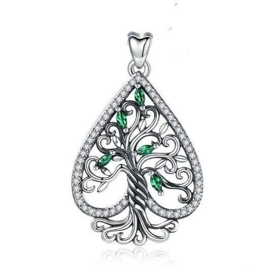 Pendentif Steampunk Arbre d' Argent - Image 5