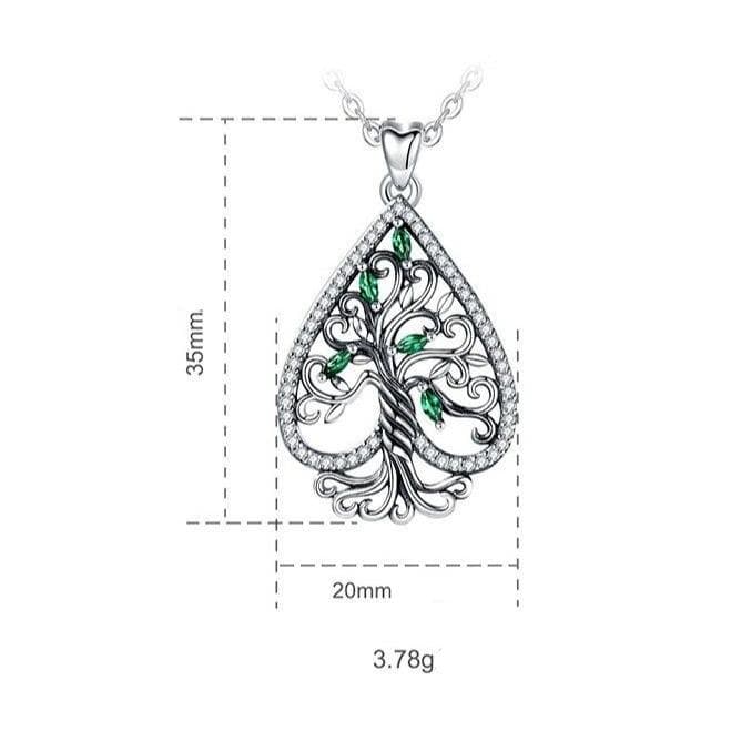 Pendentif Steampunk Arbre d' Argent - Image 6