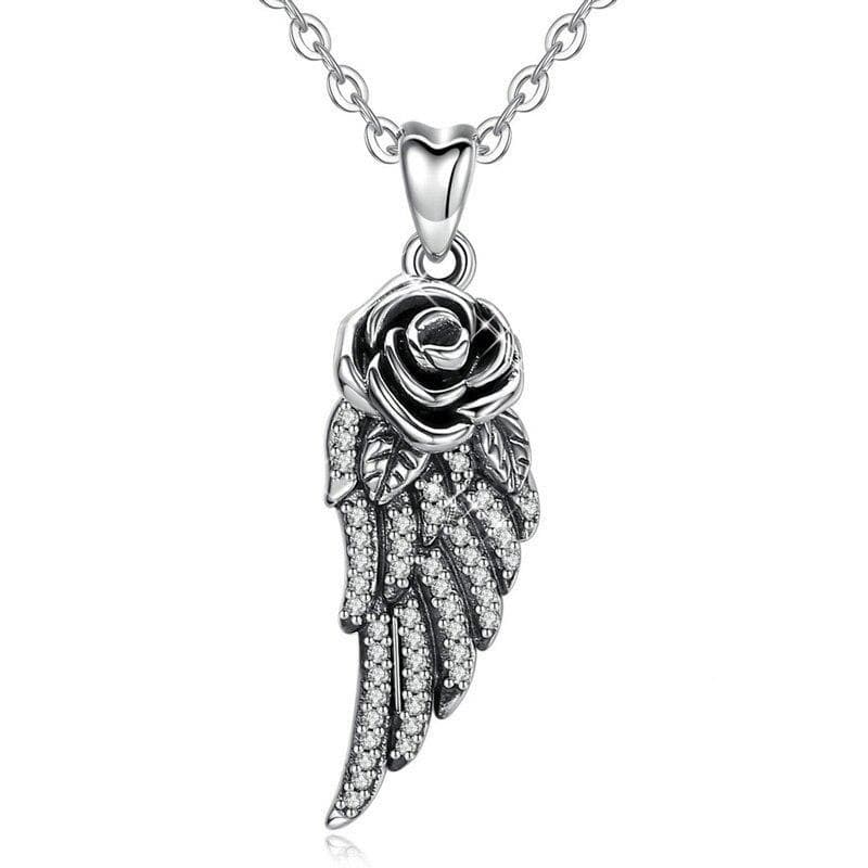 Pendentif Steampunk Aile d' Argent
