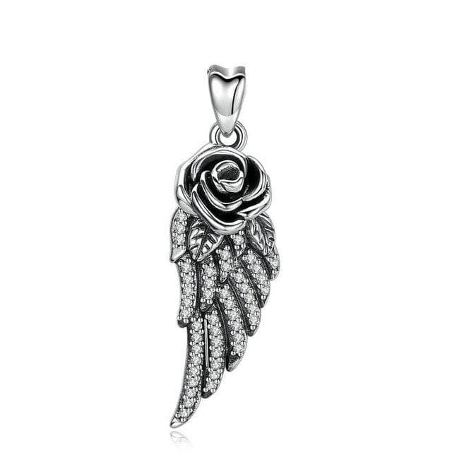 Pendentif Steampunk Aile d' Argent - Image 5