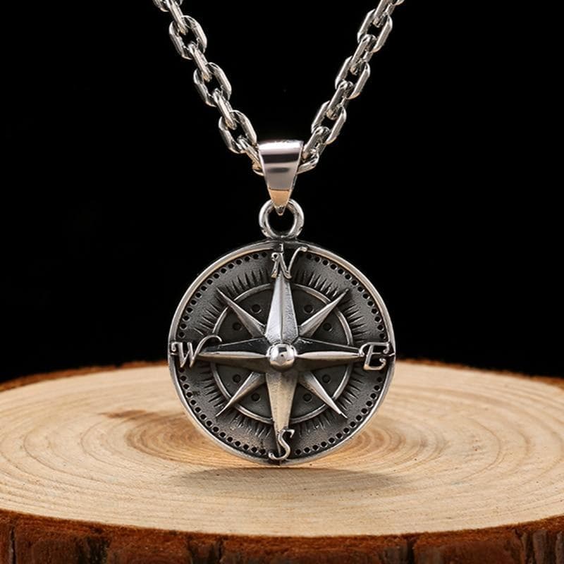 Pendentif Boussole — Boussole Argent - Image 3