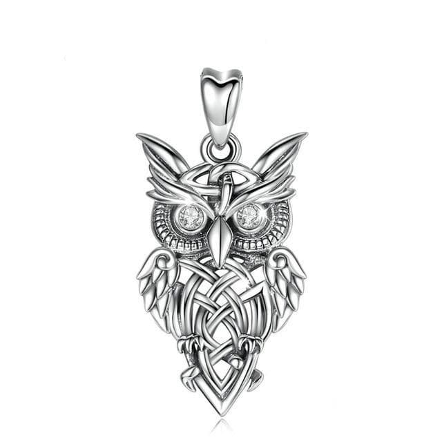 Pendentif Hibou d' Argent Steampunk - Image 6