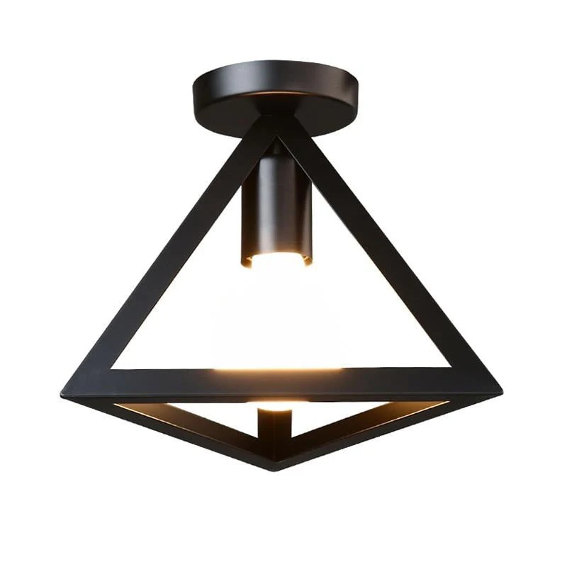 Plafonnier Steampunk — Triangulaire