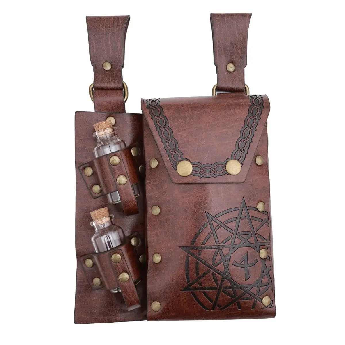 Pochette Alchimiste Steampunk - Sac Ceinture à Potion - Image 15