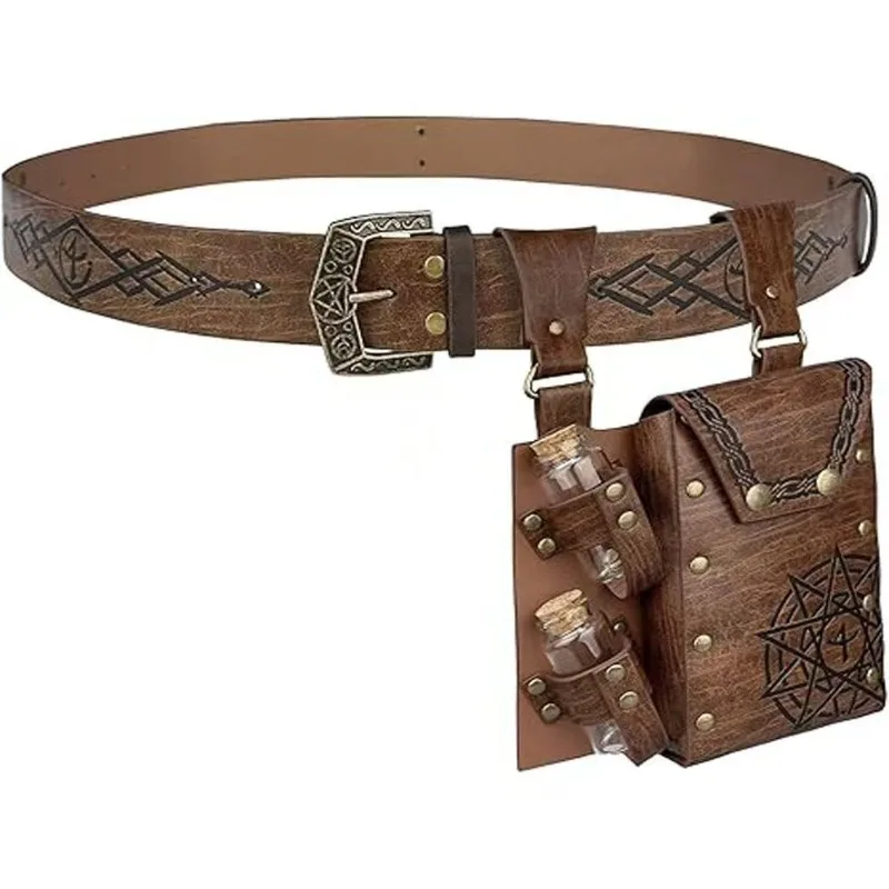 Pochette Alchimiste Steampunk - Sac Ceinture à Potion - Image 2