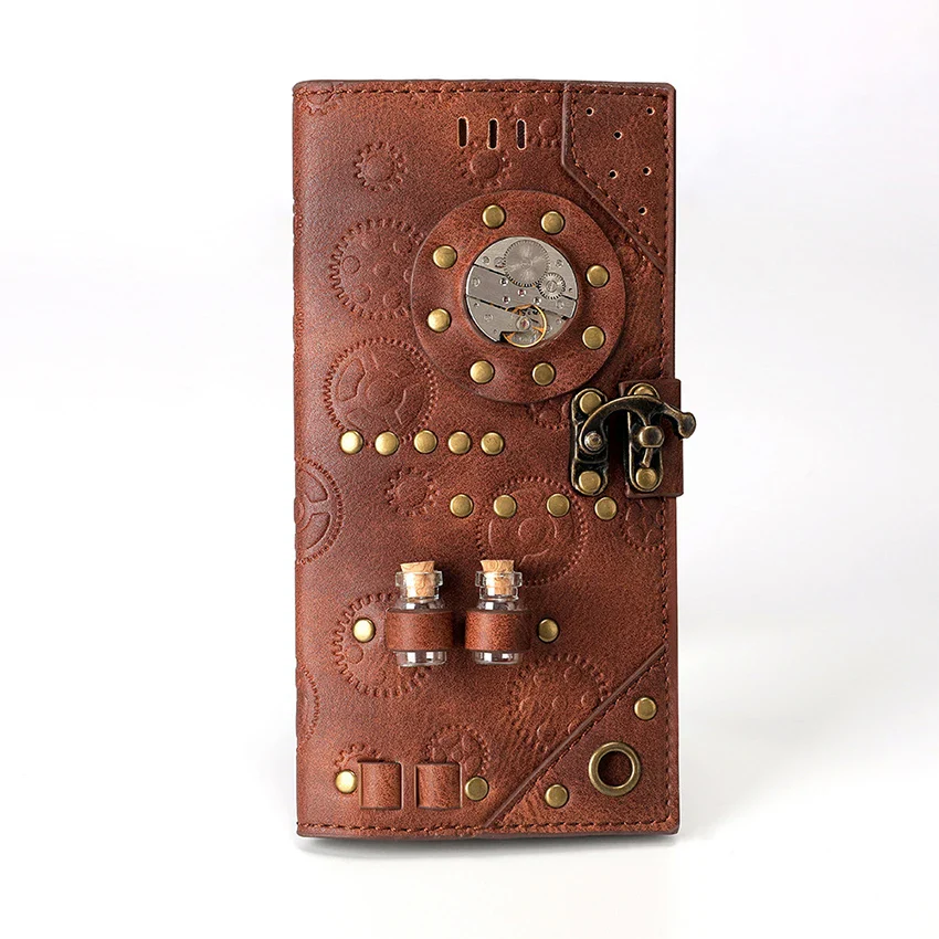 Portefeuille long vintage — Steampunk Style