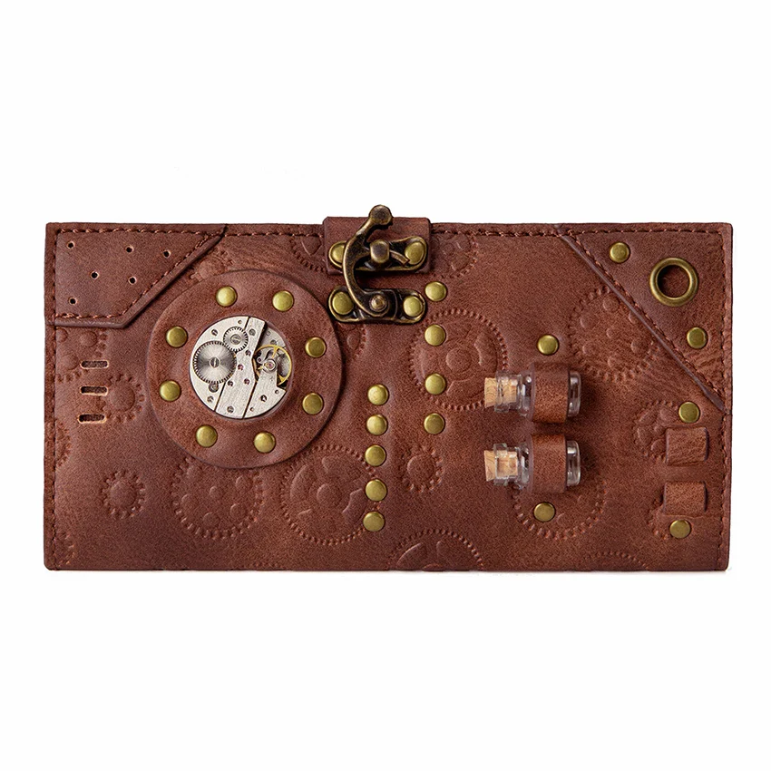 Portefeuille long vintage — Steampunk Style - Image 4