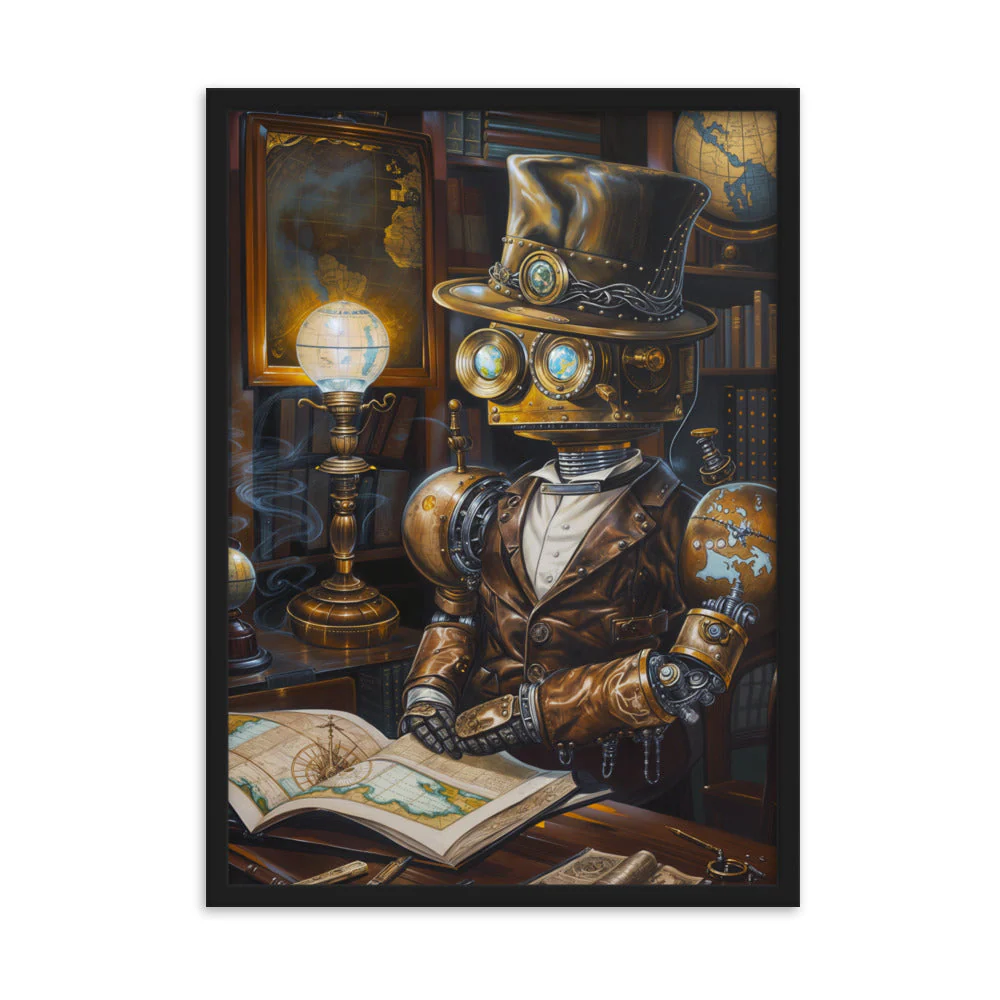Poster Steampunk — Robot Erudit - Image 5