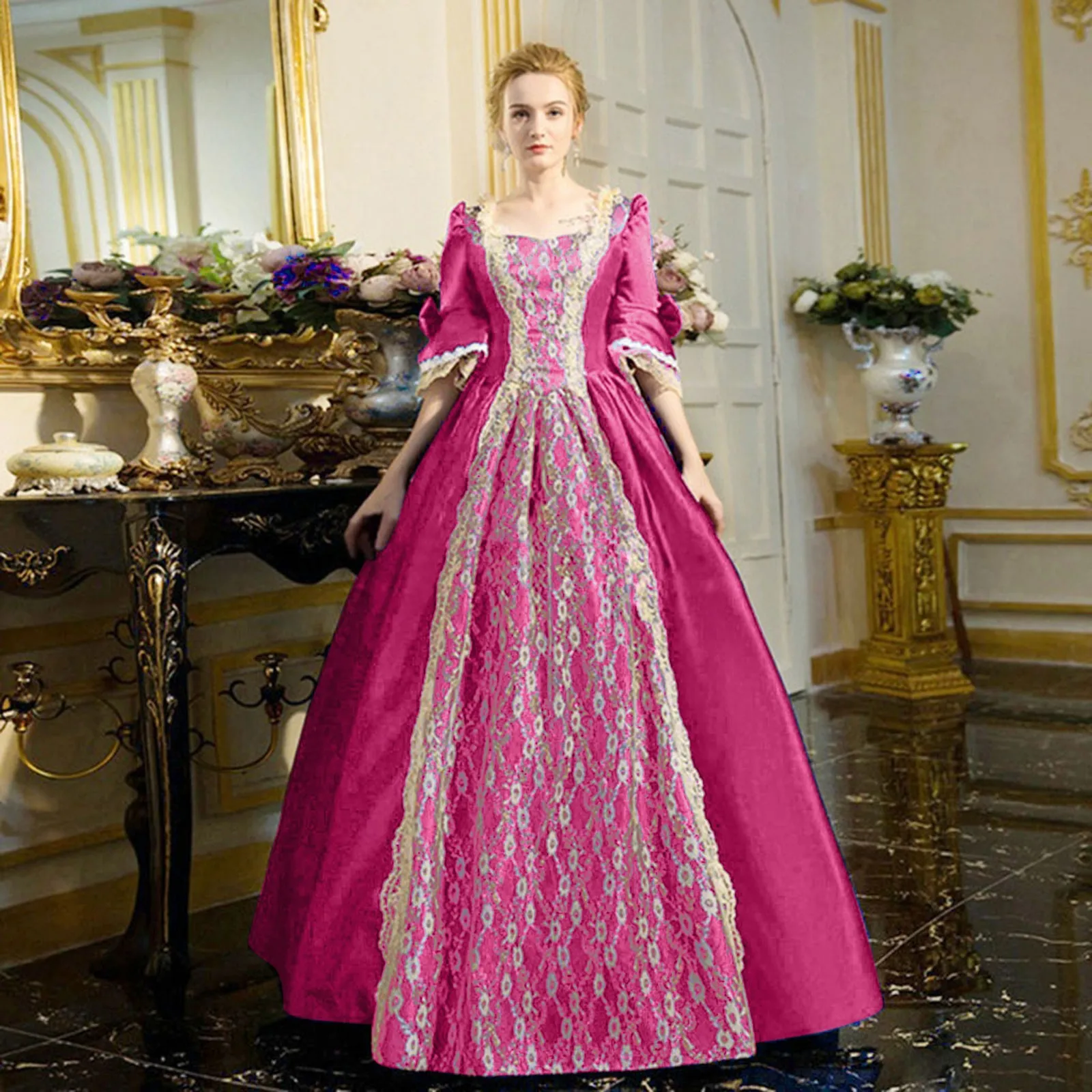 Robe Baroque Femme - Époque Faste - Image 5