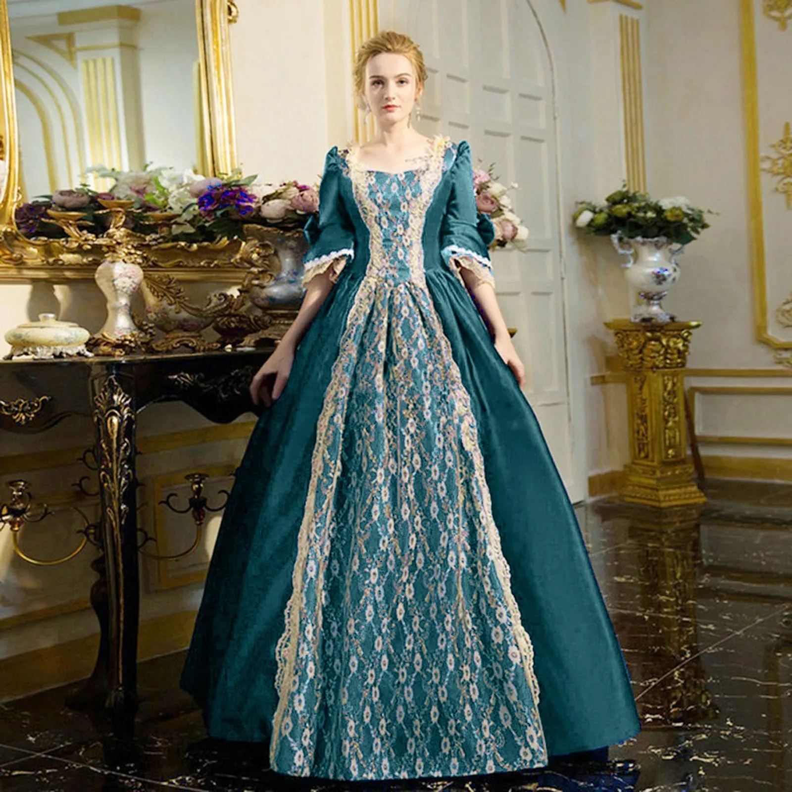 Robe Baroque Femme - Époque Faste - Image 7