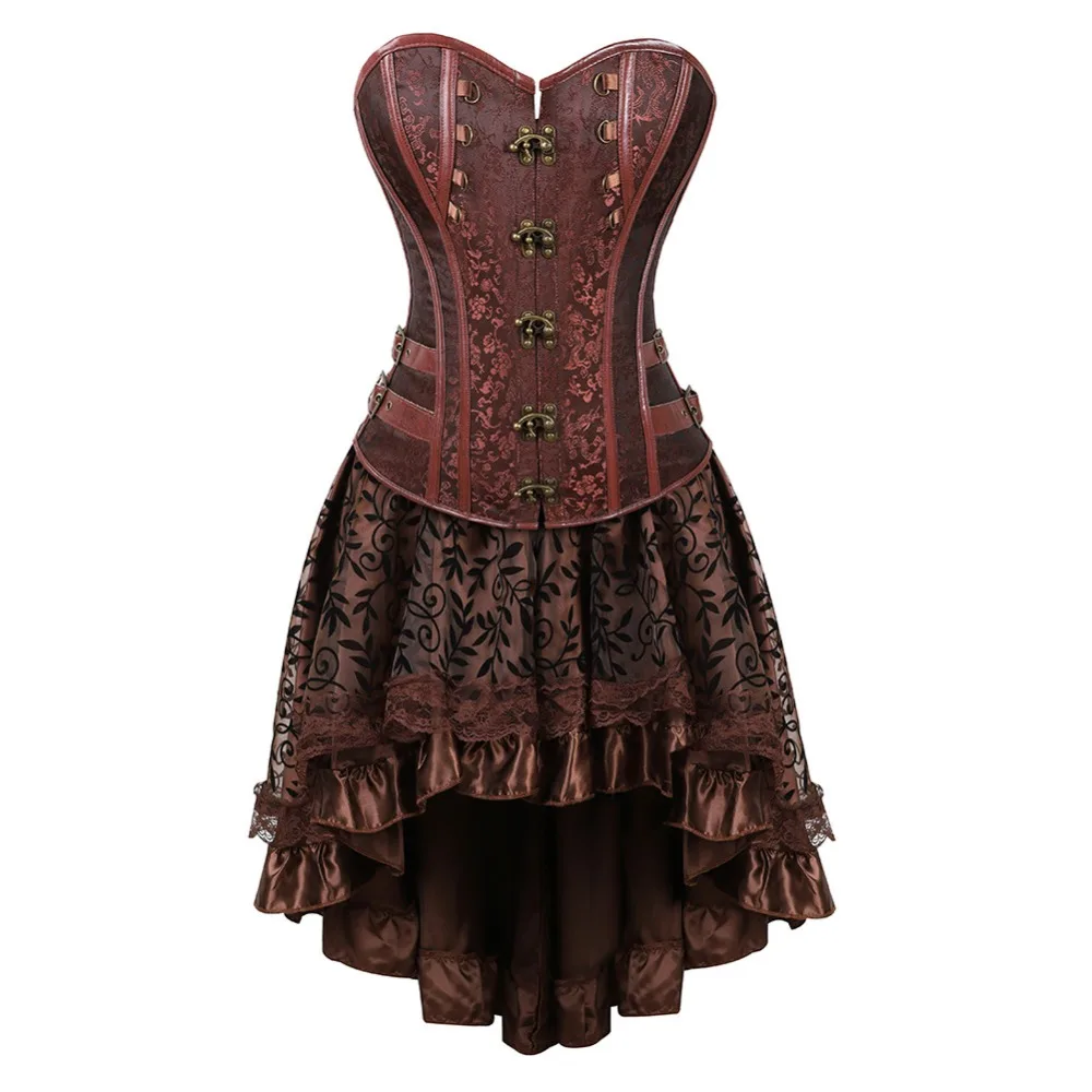 Robe Noir Corset — Corsaire Goth - Image 2