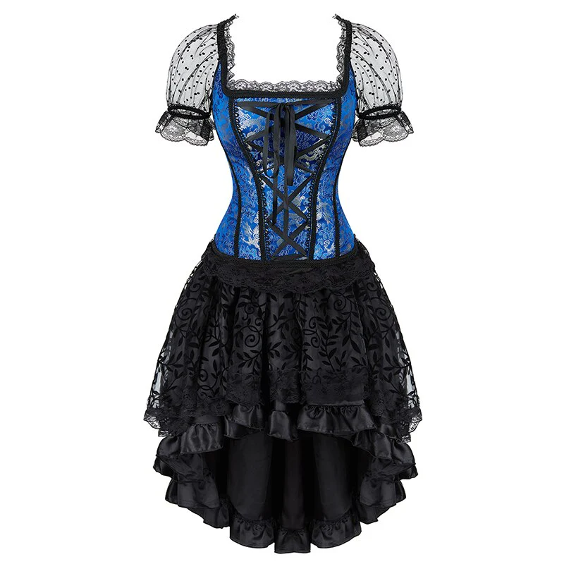 Robe Effet Corset Steampunk - Image 3