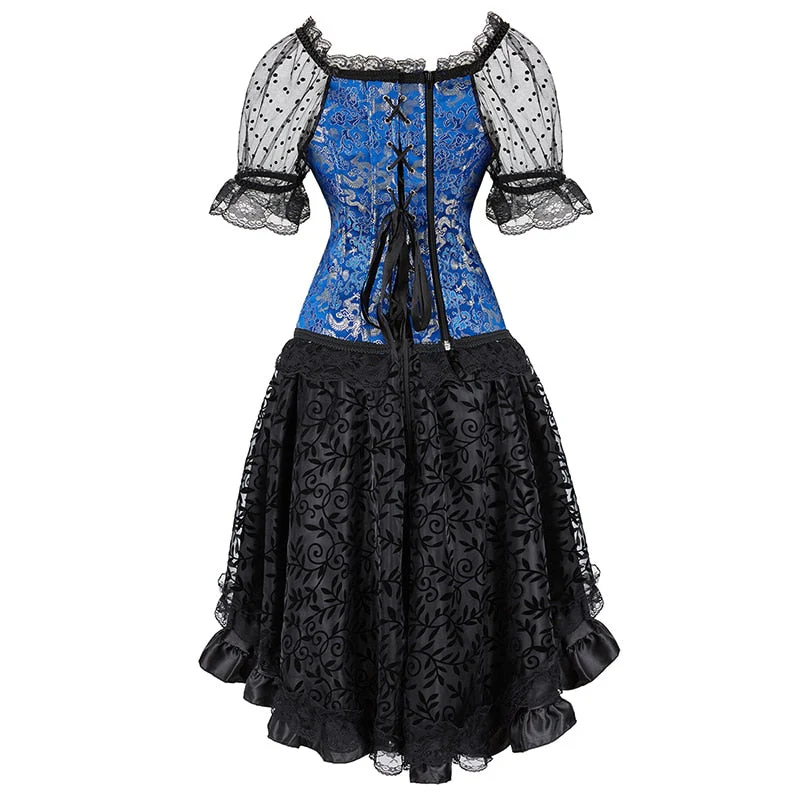 Robe Effet Corset Steampunk - Image 5