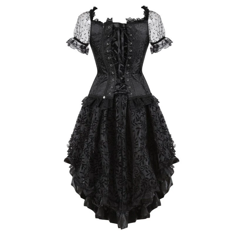 Robe Effet Corset Steampunk - Image 6