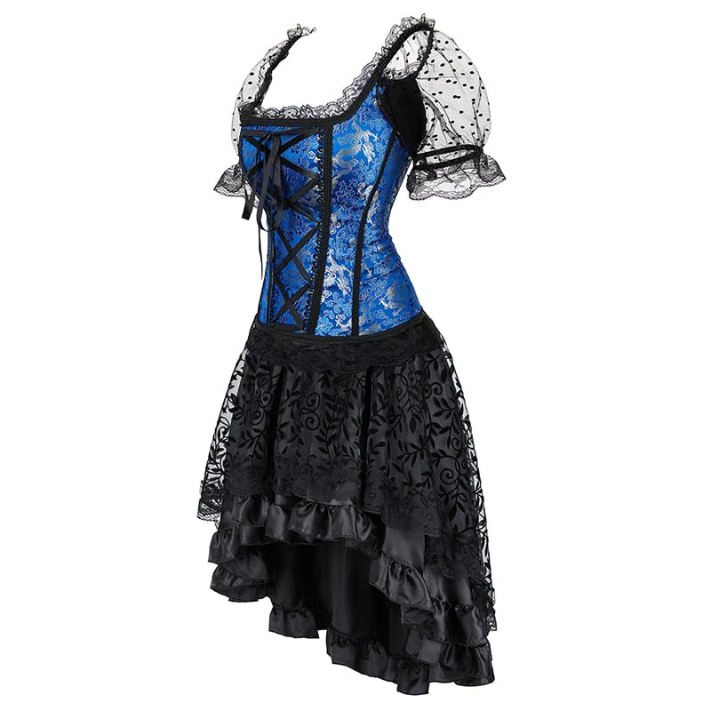 Robe Effet Corset Steampunk - Image 7