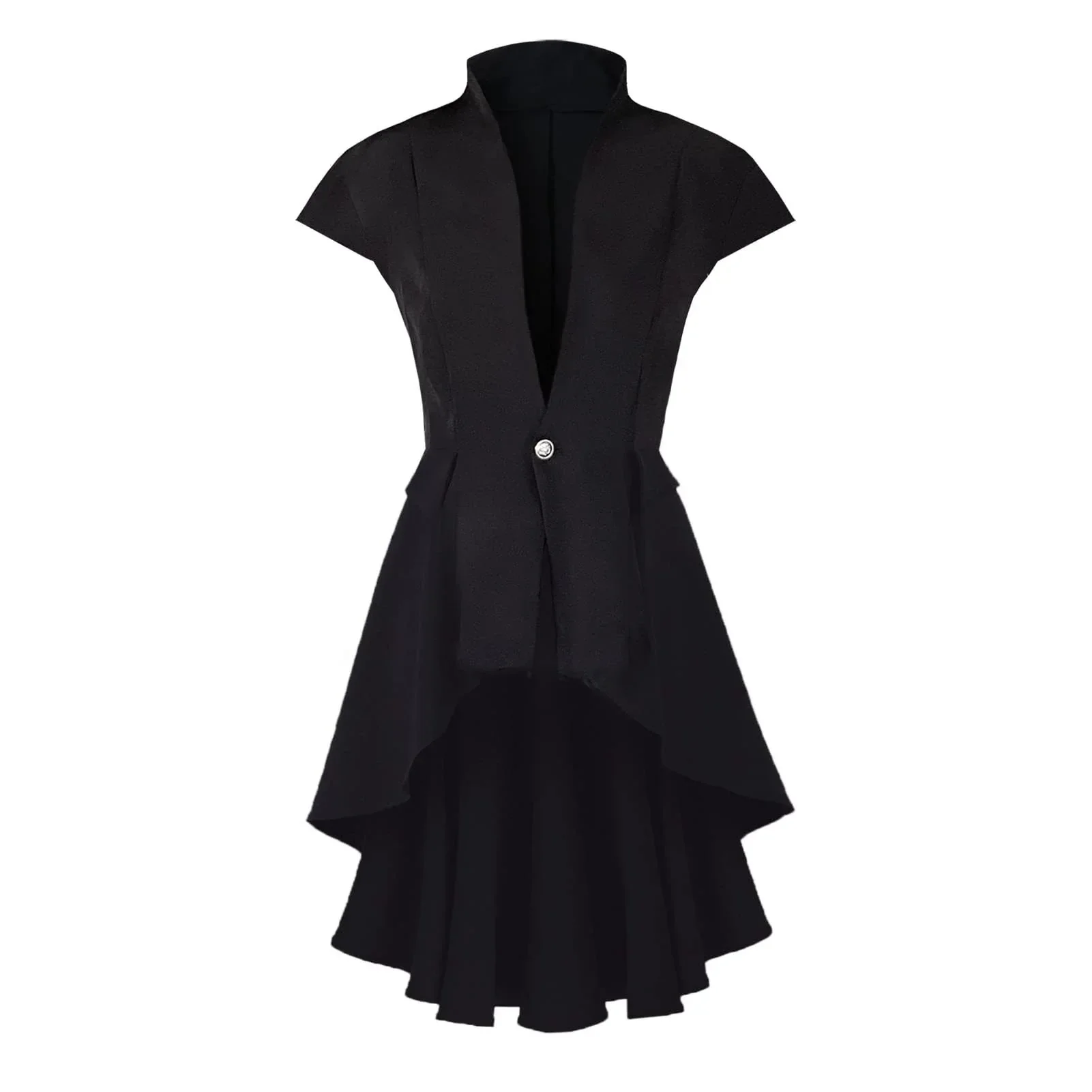 Robe Manteau Sans Manches — Scarlet - Image 3