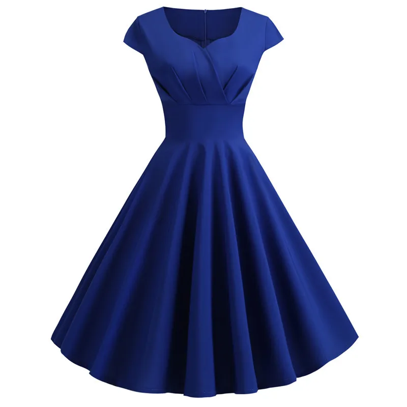 Robe Pin — up Bleu Marine - Véronica Lake