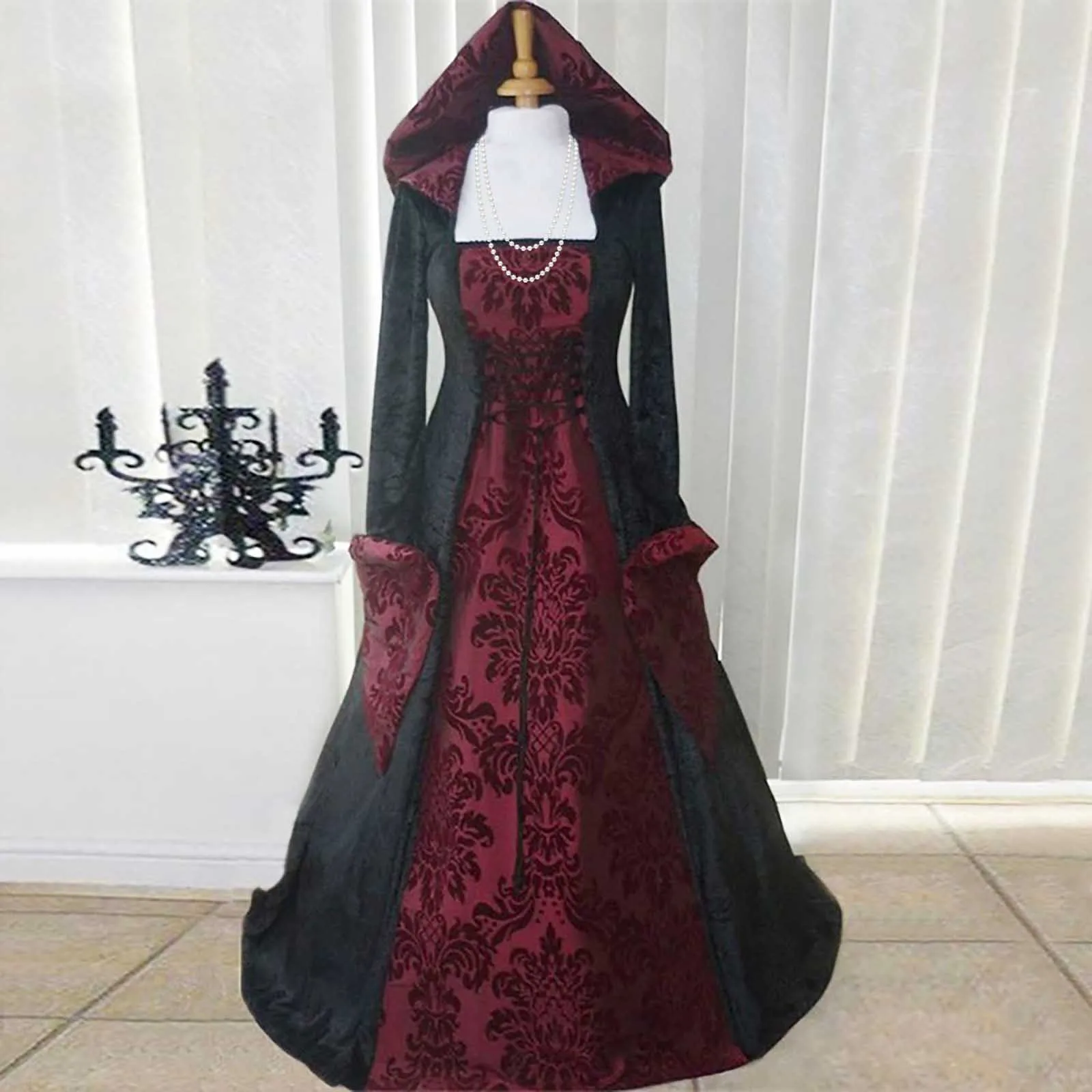 Robe Renaissance — Élégance Mystèrieuse - Image 7
