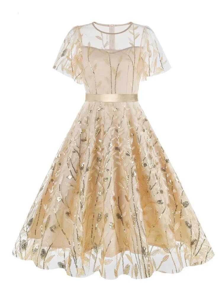 Robe Romantique Longue en Dentelle - Image 6