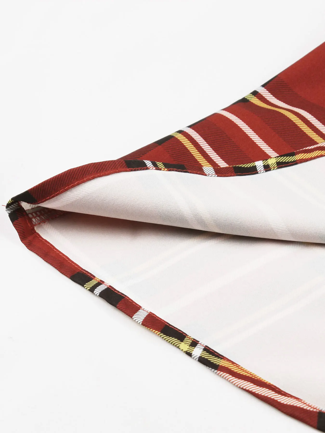 Robe Tartan à Col Rond - Image 5