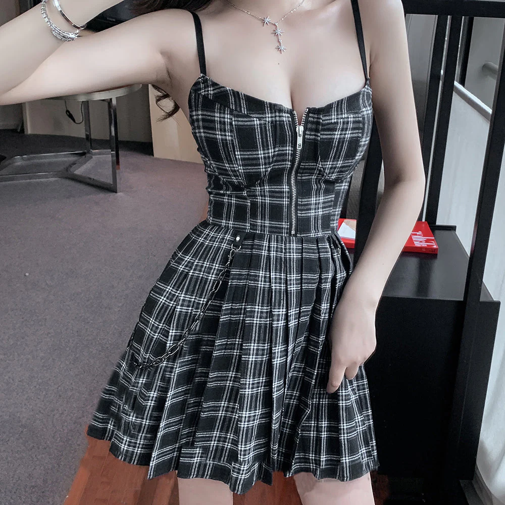 Robe Tartan Rouge - Image 4