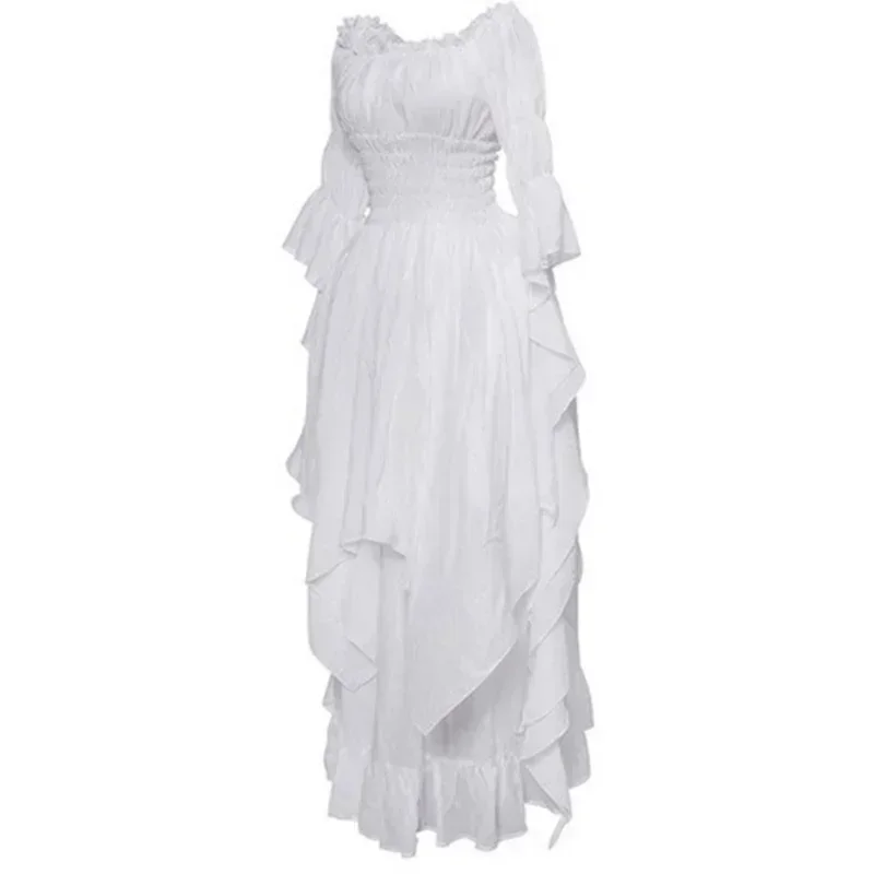 Robe Victorienne Médiévale — col bardot et manches papillon - Image 6