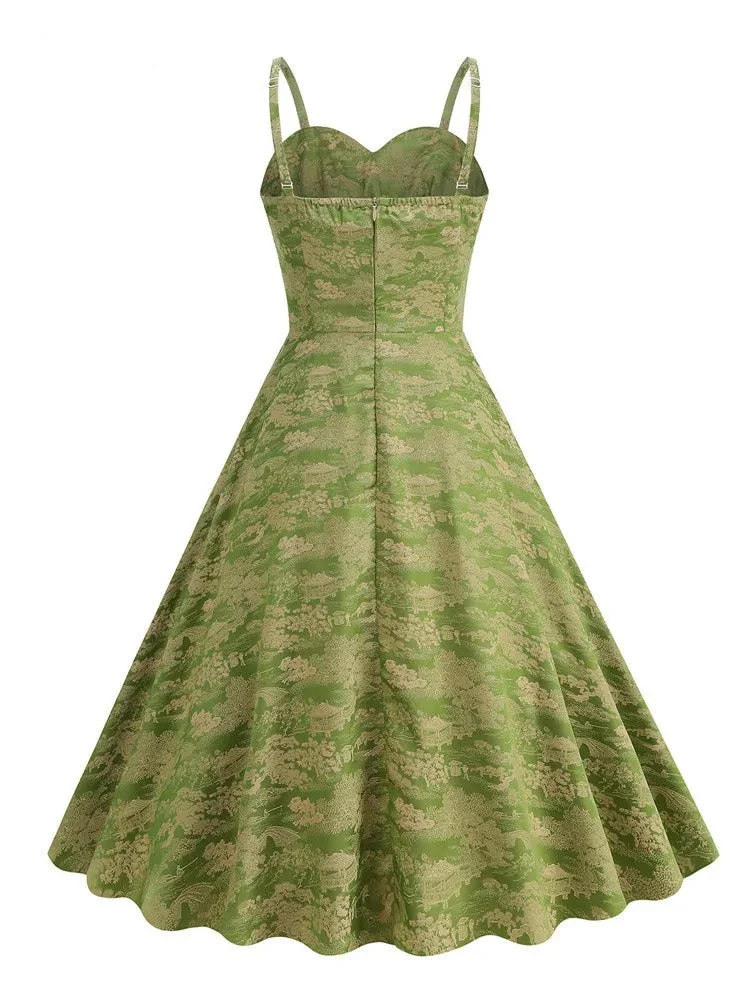 Robe Vintage Verte - Image 2
