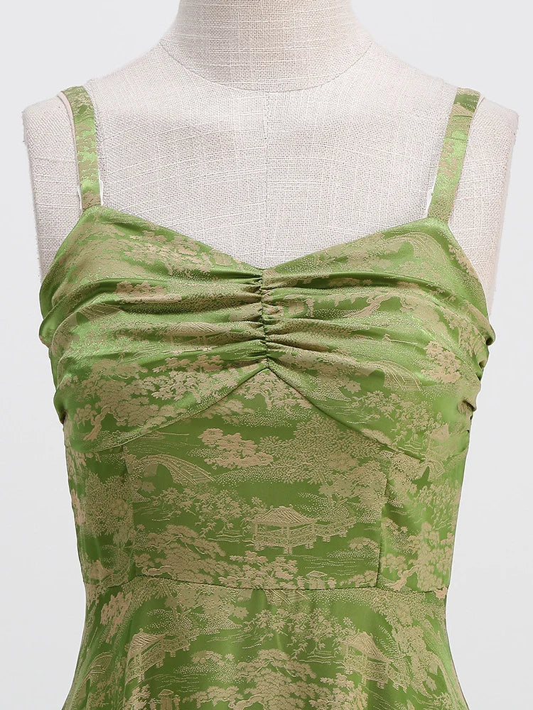 Robe Vintage Verte - Image 3