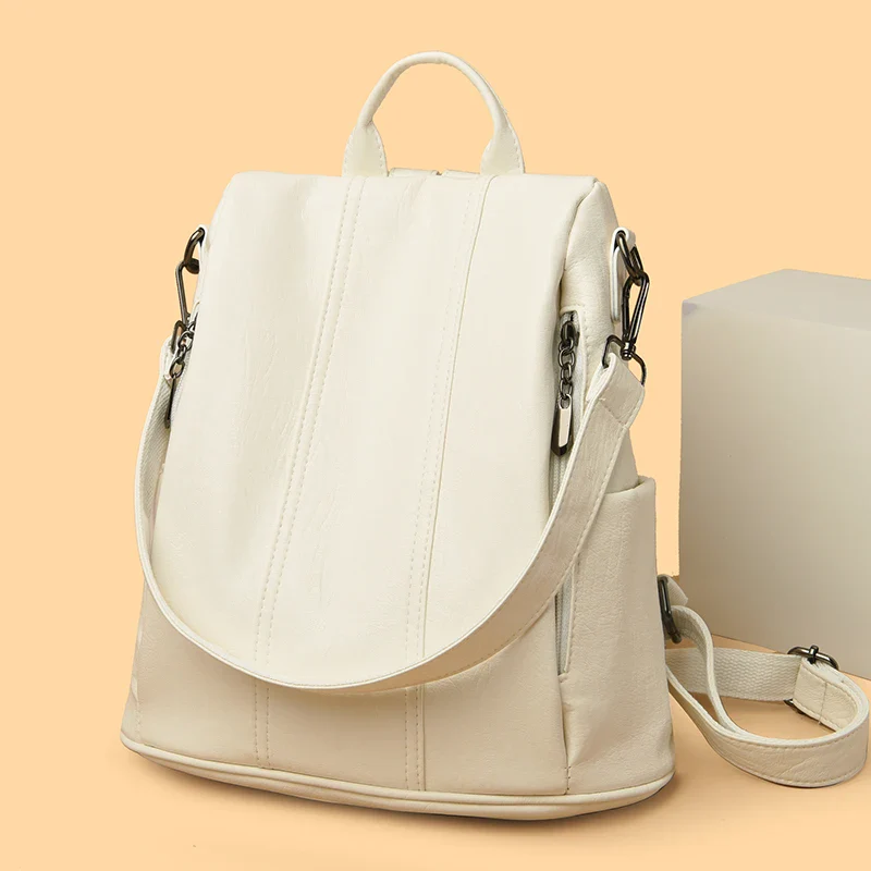 Sac a Dos en Cuir Femme — Vintage Style - Image 7