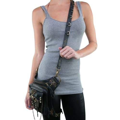 Sac Steampunk — Cuir & Chaines - Image 5