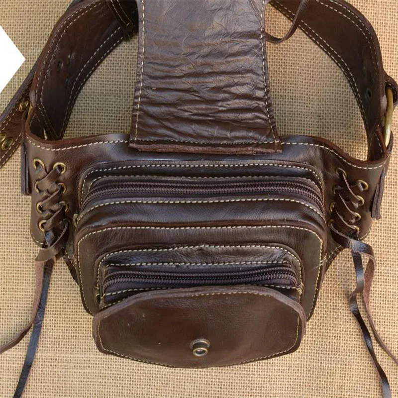 Sac Ceinture Bohème Steampunk - Pochette à Franges - Image 6