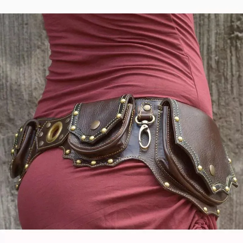 Sac Ceinture Médiéval Steampunk - Pochette Utilitaire - Image 10